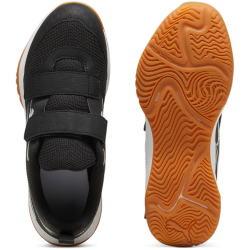 PUMA Varion II Hallenschuhe mit Klettverschluss Kinder 01 - PUMA black/cool light gray/gum 35.5