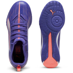 PUMA Ultra 5 Match IT + Mid Hallen-Fußballschuhe Kinder 01 - lapis lazuli/puma white/sunset glow 33