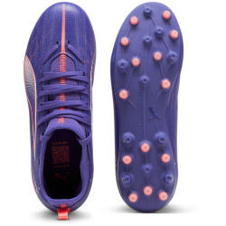 PUMA Ultra 5 Match MG Multi-Ground Fußballschuhe Kinder 01 - lapis lazuli/puma white/sunset glow 38.5
