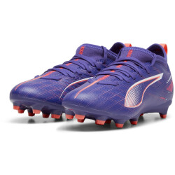 PUMA Ultra 5 Match FG/AG Fußballschuhe Kinder 01 - lapis lazuli/puma white/sunset glow 36