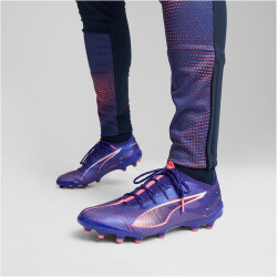 PUMA Ultra 5 Ultimate AG Kunstrasen-Fußballschuhe 01 - lapis lazuli/puma white/sunset glow 39