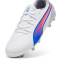 PUMA King Match FG/AG Fu&szlig;ballschuhe Kinder 02 - PUMA white/bluemazing/flat light gray 28