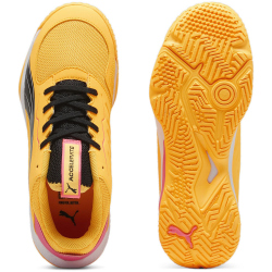 PUMA Accelerate Handballschuhe Kinder 01 - sun stream/sunset glow/puma black 33