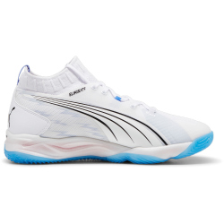 PUMA Eliminate Nitro Squad Hallenschuhe 02 - PUMA white/bluemazing/PUMA black 40.5