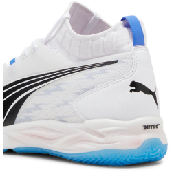 PUMA Eliminate Nitro Squad Hallenschuhe 02 - PUMA white/bluemazing/PUMA black 40.5