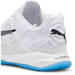 PUMA Accelerate Nitro Squad Hallenschuhe 02 - PUMA white/bluemazing/PUMA black 37.5