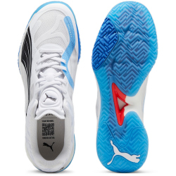 PUMA Accelerate Nitro Squad Hallenschuhe 02 - PUMA white/bluemazing/PUMA black 46