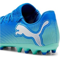 PUMA Future 7 Play MG Multi-Ground Fu&szlig;ballschuhe Kinder 01 - hyperlink blue/mint/puma white 28