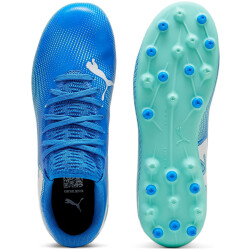 PUMA Future 7 Play MG Multi-Ground Fußballschuhe Kinder 01 - hyperlink blue/mint/puma white 33