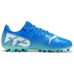 PUMA Future 7 Play MG Multi-Ground Fußballschuhe Kinder 01 - hyperlink blue/mint/puma white 33