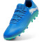 PUMA Future 7 Play MG Multi-Ground Fußballschuhe Kinder 01 - hyperlink blue/mint/puma white 33