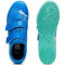 PUMA Future 7 Play IT Hallen-Fußballschuhe mit Klettverschluss Kinder 01 - hyperlink blue/mint/puma white 30