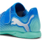 PUMA Future 7 Play IT Hallen-Fußballschuhe mit Klettverschluss Kinder 01 - hyperlink blue/mint/puma white 31
