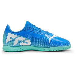 PUMA Future 7 Play IT Hallen-Fußballschuhe Kinder 01 - hyperlink blue/mint/puma white 34.5