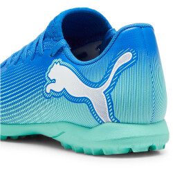 PUMA Future 7 Play TT Multinocken-Fußballschuhe Kinder 01 - hyperlink blue/mint/puma white 33