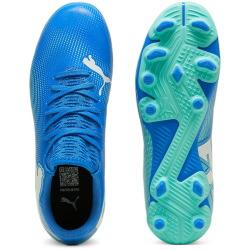PUMA Future 7 Play FG/AG Fu&szlig;ballschuhe Kinder 01 - hyperlink blue/mint/puma white 28
