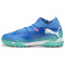 PUMA Future 7 Match TT + Mid Multinocken-Fußballschuhe Kinder 01 - bluemazing/puma white/electric peppermint 35.5