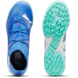 PUMA Future 7 Match TT + Mid Multinocken-Fußballschuhe Kinder 01 - bluemazing/puma white/electric peppermint 36