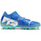 PUMA Future 7 Match MG Multi-Ground Fußballschuhe Kinder 01 - bluemazing/puma white/electric peppermint 34