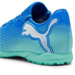 PUMA Future 7 Play TT Multinocken-Fu&szlig;ballschuhe 01 - hyperlink blue/mint/puma white 40