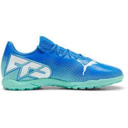 PUMA Future 7 Play TT Multinocken-Fußballschuhe 01 - hyperlink blue/mint/puma white 42