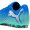 PUMA Future 7 Play MG Multi-Ground Fußballschuhe 01 - hyperlink blue/mint/puma white 39