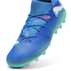 PUMA Future 7 Match MG Multi-Ground Fußballschuhe 01 - bluemazing/puma white/electric peppermint 39