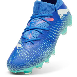 PUMA Future 7 Match FG/AG Fußballschuhe 01 - bluemazing/puma white/electric peppermint 46