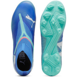 PUMA Future 7 Match+ LL FG/AG Fußballschuhe 01 - bluemazing/puma white/electric peppermint 40.5