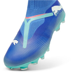 PUMA Future 7 Match+ LL FG/AG Fußballschuhe 01 - bluemazing/puma white/electric peppermint 40.5