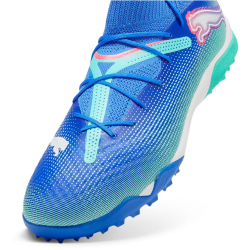 PUMA Future 7 Pro Cage Fußballschuhe 01 - bluemazing/puma white/electric peppermint 39