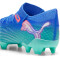 PUMA Future 7 Ultimate Low FG/AG Fußballschuhe 01 - bluemazing/puma white/electric peppermint 45