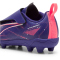 PUMA Ultra 5 Play FG/AG Fußballschuhe RB Fußballschuhe mit Klettverschluss Kinder 01 - lapis lazuli/puma white/sunset glow 28