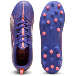 PUMA Ultra 5 Play MG Multi-Ground Fu&szlig;ballschuhe Kinder 01 - lapis lazuli/puma white/sunset glow 28