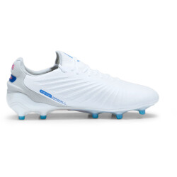 PUMA King Ultimate FG/AG Fußballschuhe Damen 01 - PUMA white/bluemazing/flat light gray/sunset glow 35.5