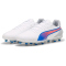 PUMA King Match FG/AG Fu&szlig;ballschuhe 02 - PUMA white/bluemazing/flat light gray 39