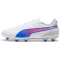PUMA King Match FG/AG Fu&szlig;ballschuhe 02 - PUMA white/bluemazing/flat light gray 39
