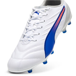 PUMA King Pro FG/AG Fußballschuhe 02 - PUMA white/bluemazing/flat light gray 39