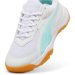 PUMA Solarflash III Hallenschuhe Kinder 04 - PUMA white/electric peppermint 31