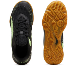 PUMA Solarflash III Hallenschuhe Kinder 01 - PUMA black/fizzy apple 31