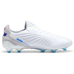 PUMA King Ultimate FG/AG Fu&szlig;ballschuhe 02 - PUMA white/bluemazing/flat light gray/sunset glow 40.5