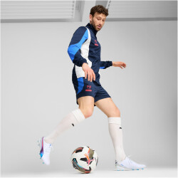 PUMA King Ultimate FG/AG Fußballschuhe 02 - PUMA white/bluemazing/flat light gray/sunset glow 41
