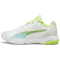 PUMA Nova Elite Padelschuhe 04 - PUMA white/luminous blue/fizzy apple/shadow gray 37