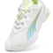 PUMA Nova Elite Padelschuhe 04 - PUMA white/luminous blue/fizzy apple/shadow gray 42.5