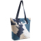 PUMA Core Pop Shopper Tasche Damen 03 - club navy/sand dune/aop