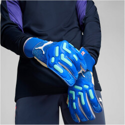 PUMA Future Pro Hybrid Torwarthandschuhe 04 - bluemazing/sunset glow/electric peppermint 7