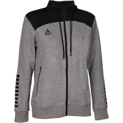 Select Oxford Sweatjacke Damen grau/schwarz XL