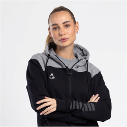 Select Oxford Sweatjacke Damen schwarz/grau XL