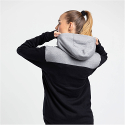 Select Oxford Sweatjacke Damen schwarz/grau XL