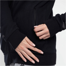 Select Oxford Sweatjacke Damen schwarz/grau XL